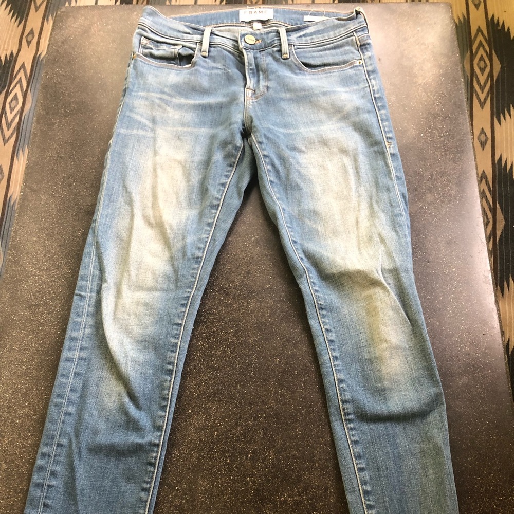 Frame skinny ankle jean